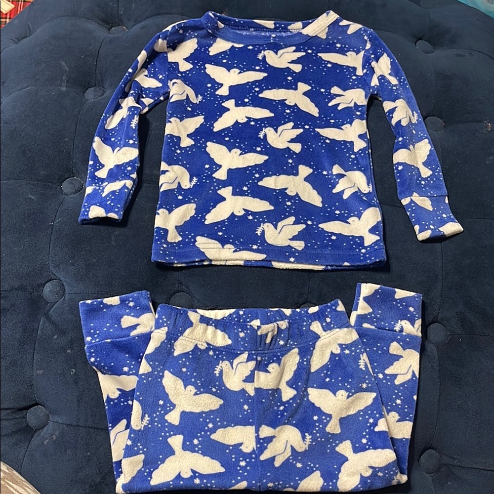 Dove print pajama set